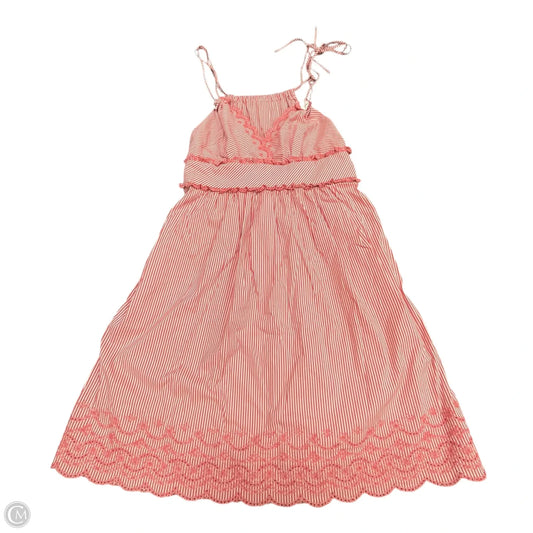 Dress Casual Short By Bcbgmaxazria In Red & White, Size: 12