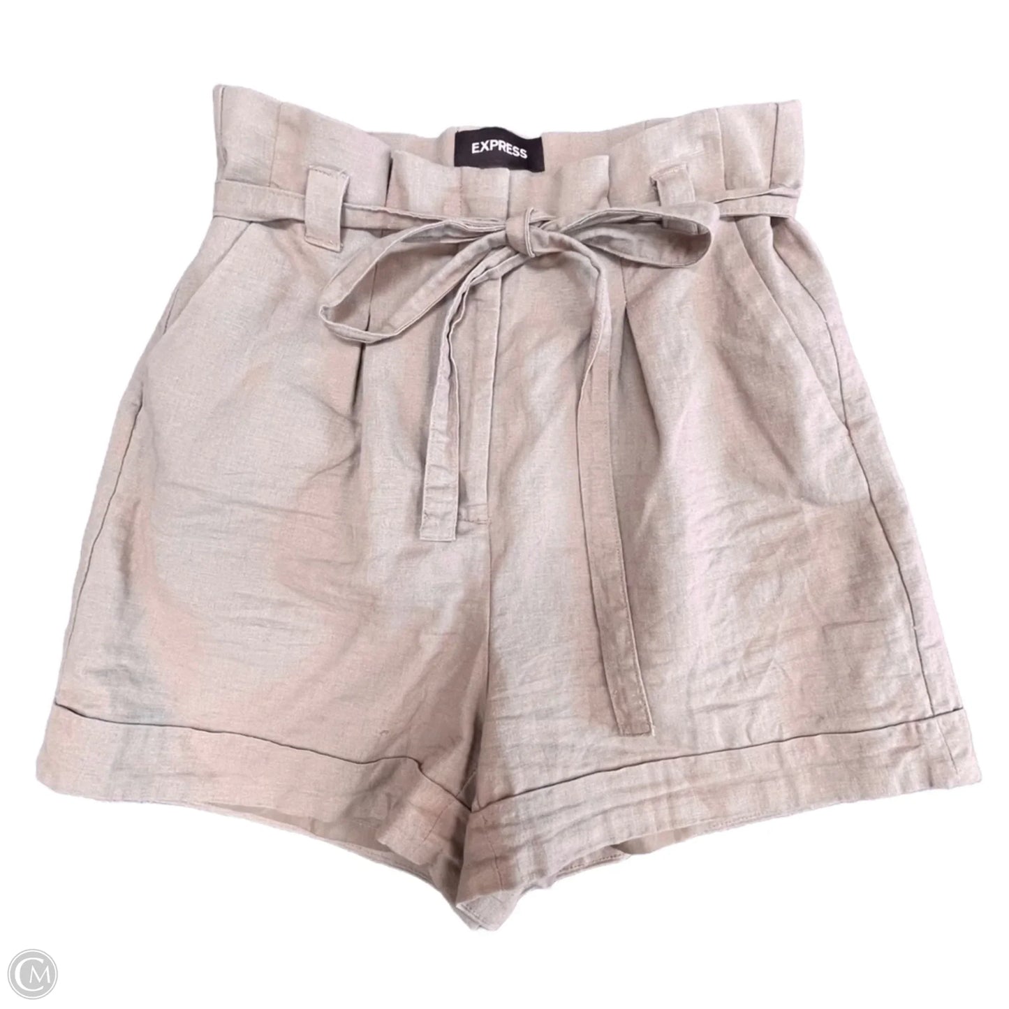 Shorts By Express In Beige, Size: 6