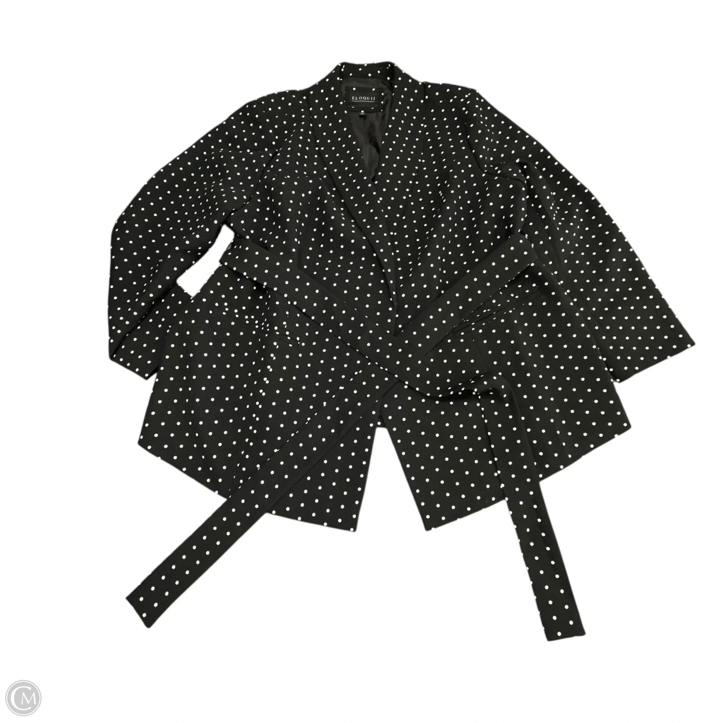 Blazer By Eloquii In Black & White, Size: 22