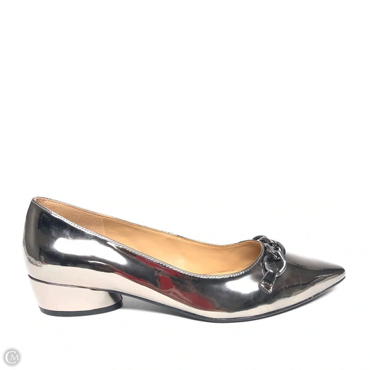 Shoes Heels Block By Naturalizer In Silver, Size: 9.5