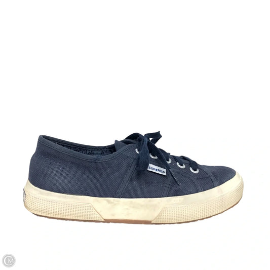Shoes Sneakers By Superga In Blue, Size: 7.5