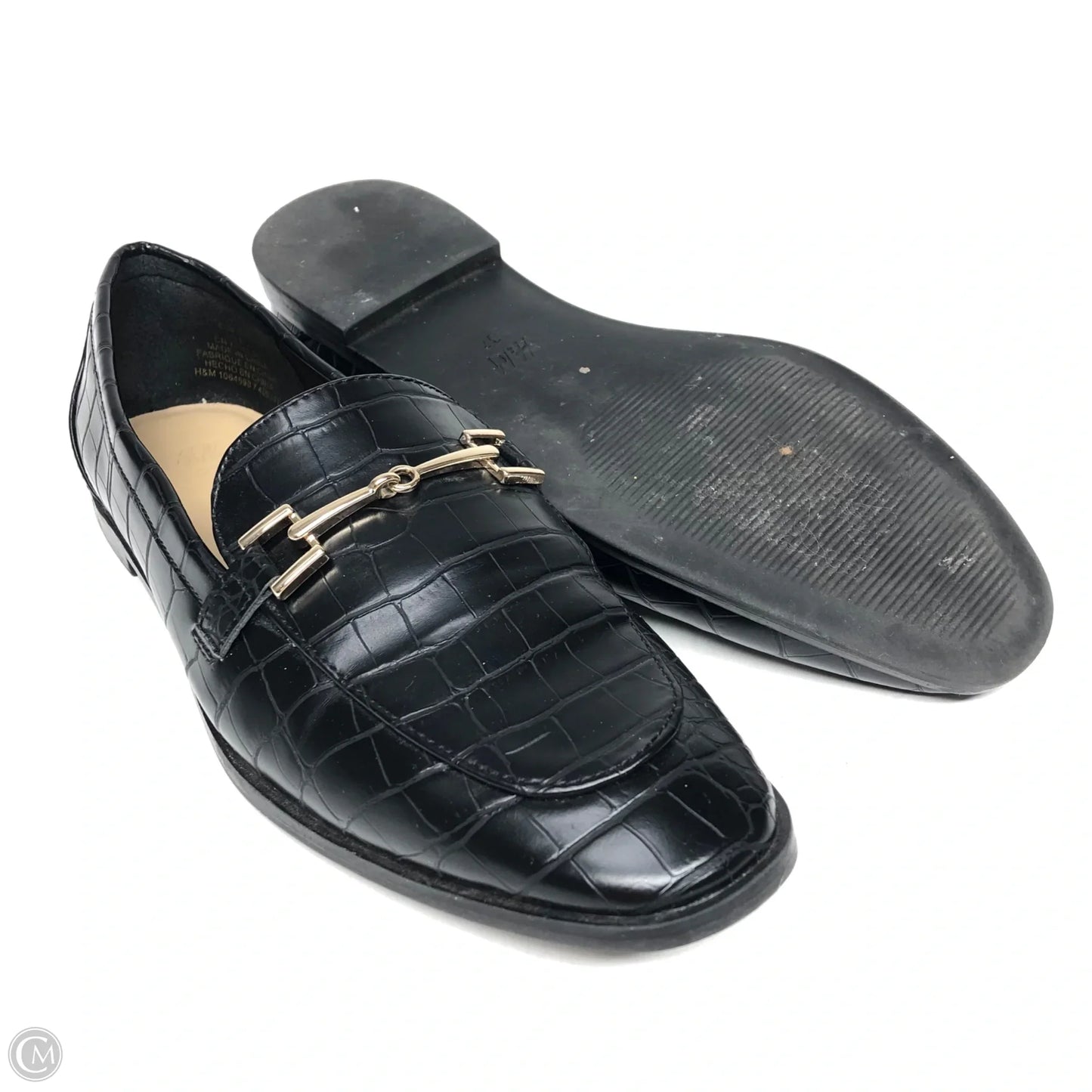 Shoes Flats By H&m In Black, Size: 6