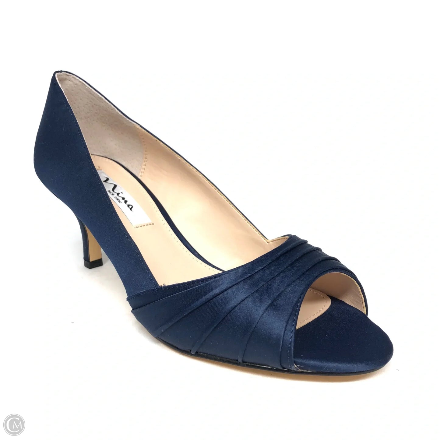 Shoes Heels Kitten By Nina In Navy, Size: 8
