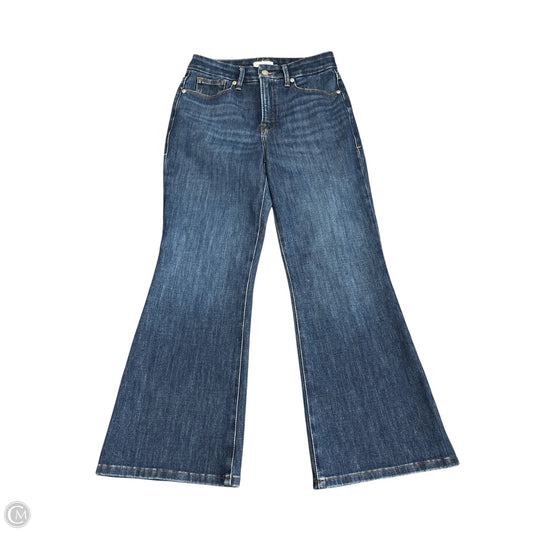 Jeans Boot Cut By Good American In Blue Denim, Size: 8