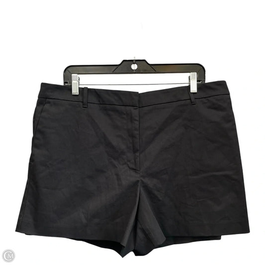 Shorts By Ann Taylor In Black, Size: 16