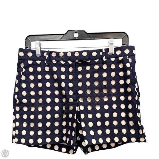 Shorts By Ann Taylor In Blue & Cream, Size: 2