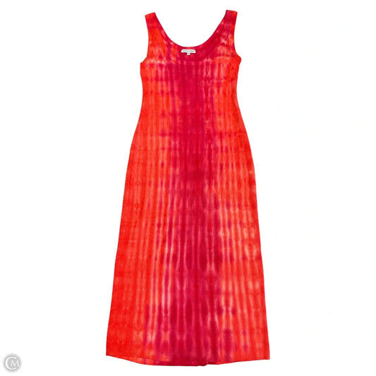 Dress Casual Midi By Cotton Citizen In Orange & Red, Size: M
