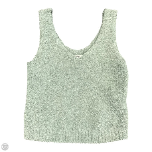 Top Sleeveless By Ugg In Green, Size: S
