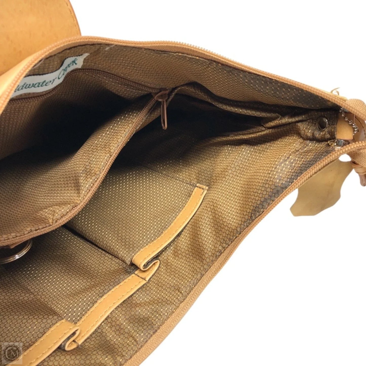 Handbag Leather By Coldwater Creek, Size: Medium