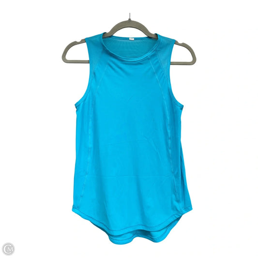 Athletic Tank Top By Lululemon In Blue, Size: S