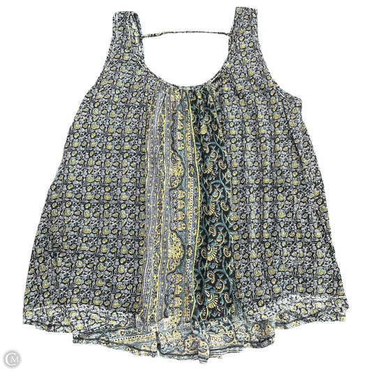 Top Sleeveless By Free People In Black & Blue, Size: Xs