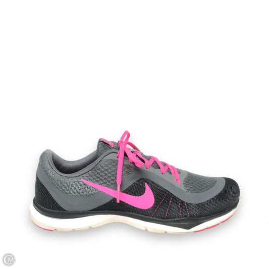 Shoes Athletic By Nike In Grey & Pink, Size: 10
