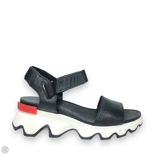 Sandals Flats By Sorel In Black, Size: 8.5