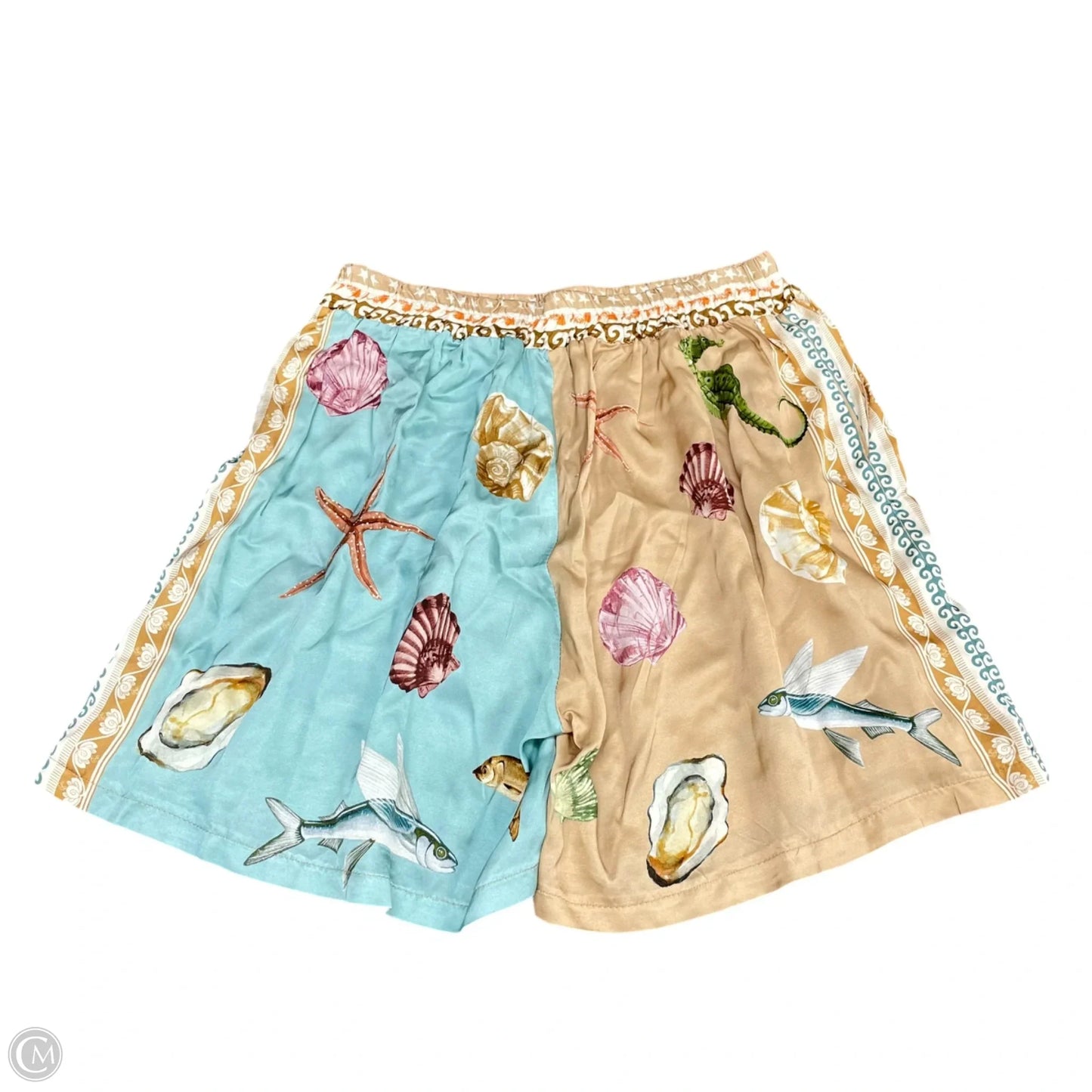 Shorts By Cmc In Blue & Tan, Size: S