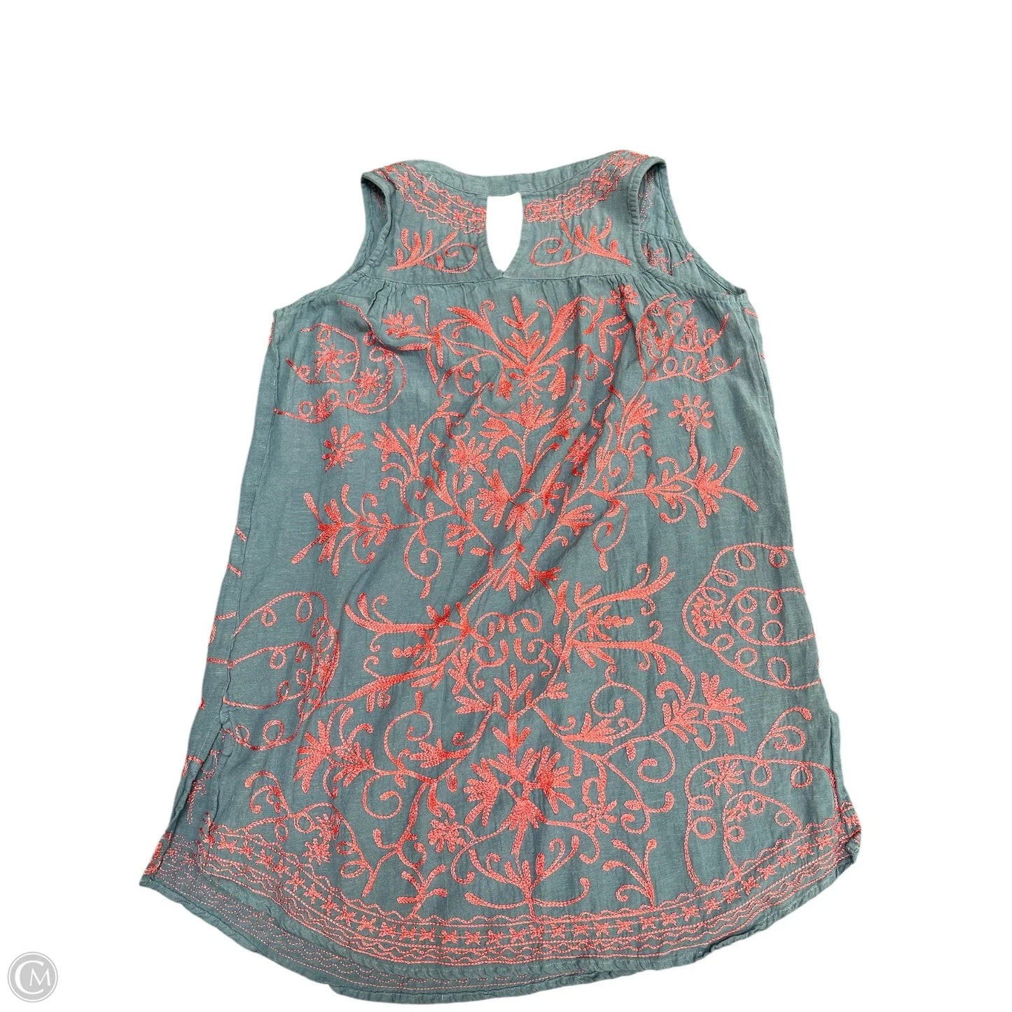 Dress Casual Short By Cmc In Blue & Pink, Size: S