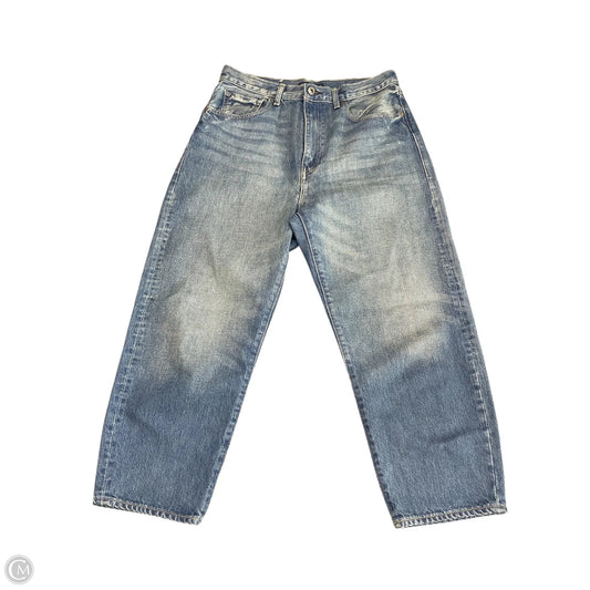 Jeans Straight By Levis In Blue Denim, Size: 8