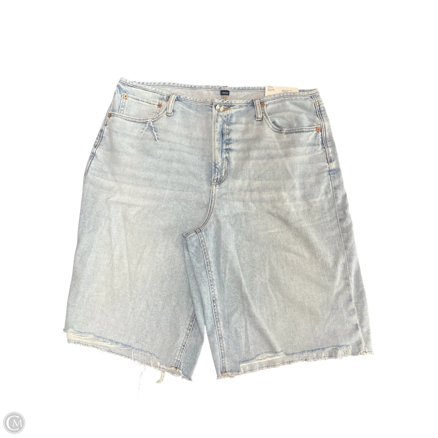 Shorts By American Eagle In Blue Denim, Size: 14