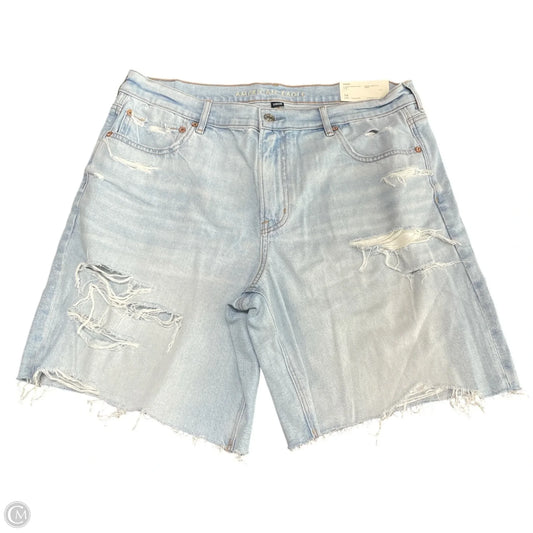 Shorts By American Eagle In Blue Denim, Size: 14