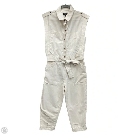 Overalls By Banana Republic In Cream, Size: S