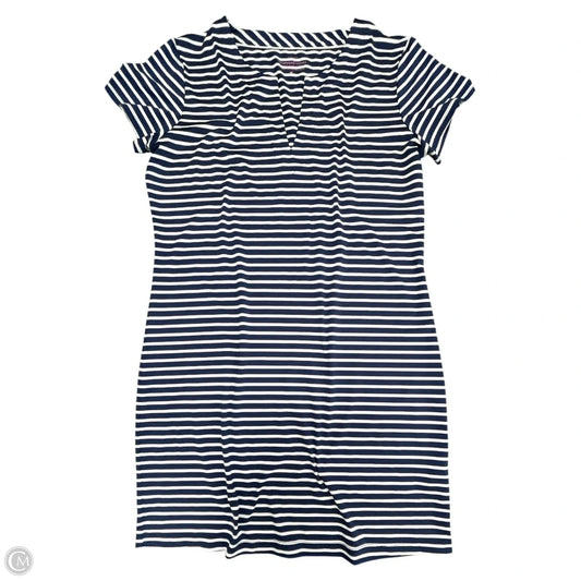 Dress Casual Short By Vineyard Vines In Blue & White, Size: M