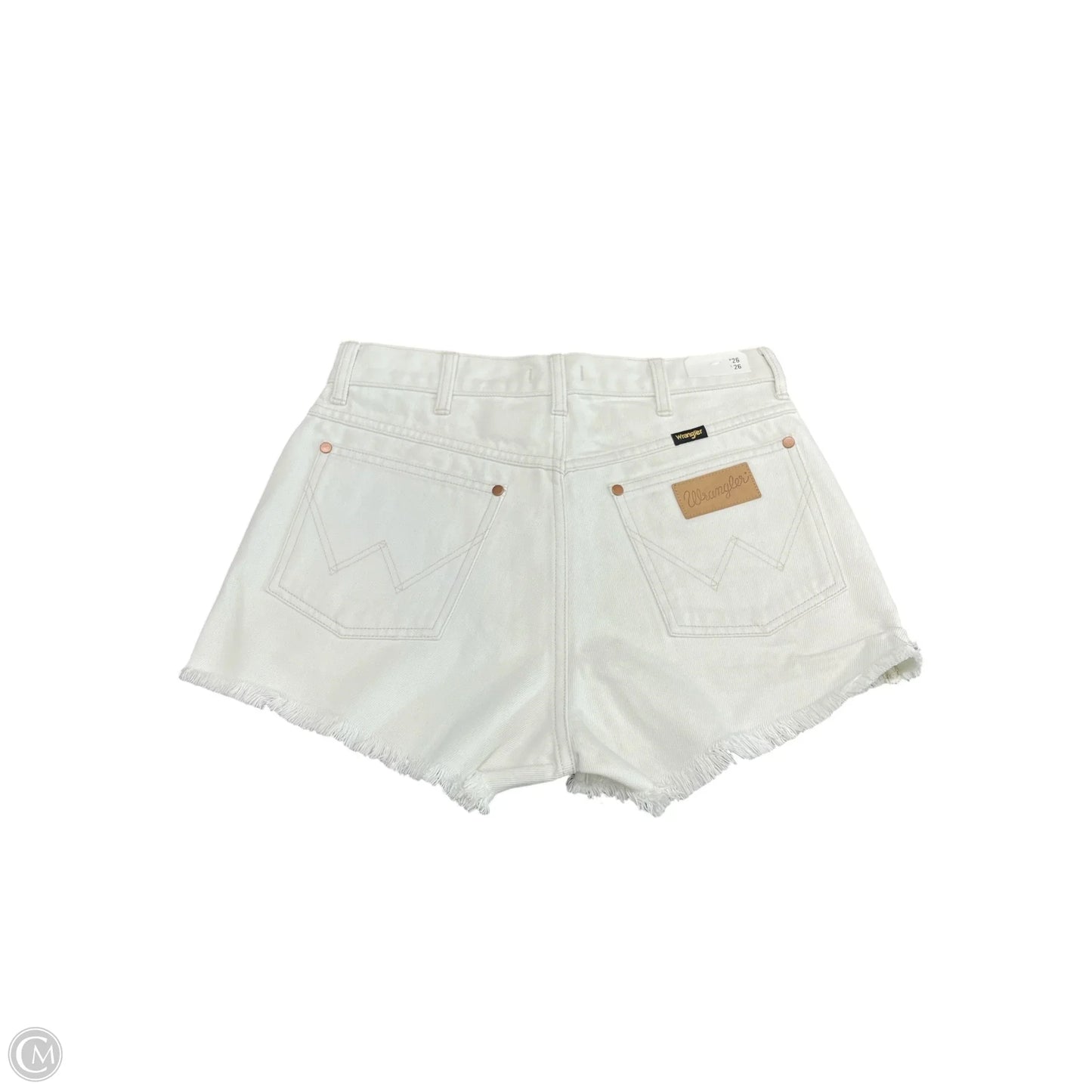 Shorts By Wrangler In White Denim, Size: 2