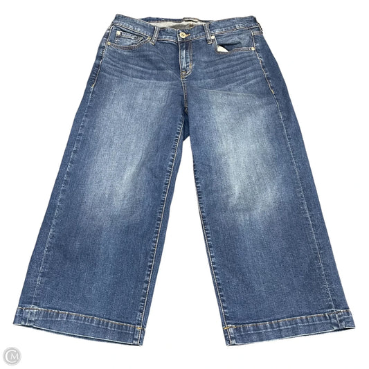Jeans Cropped By Torrid In Blue Denim, Size: 12