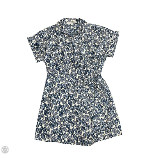 Dress Casual Short By Emma And Michele In Blue & White, Size: M