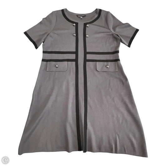 Dress Casual Short By Ming Wang In Grey, Size: M
