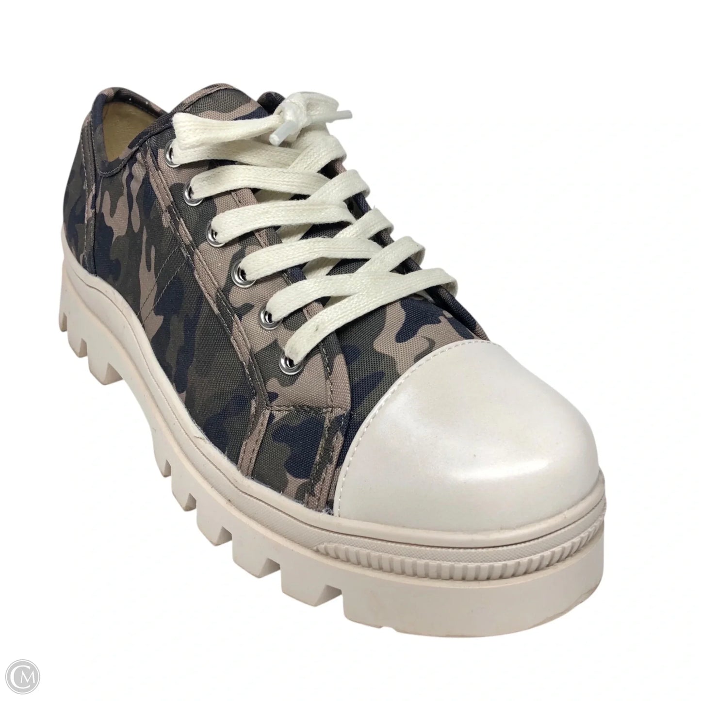 Shoes Sneakers By Cato In Camouflage Print, Size: 12