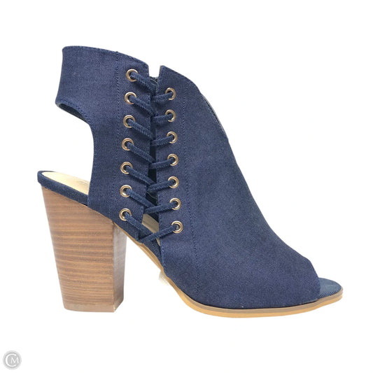 Shoes Heels Block By Cato In Blue, Size: 11