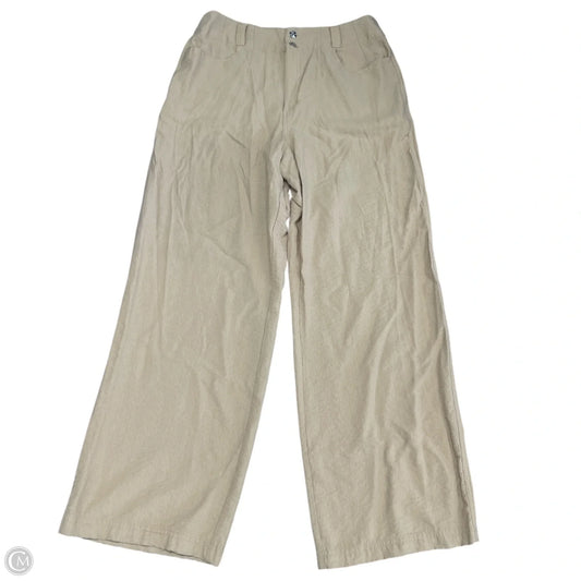 Pants Wide Leg By Dkny In Beige, Size: 14