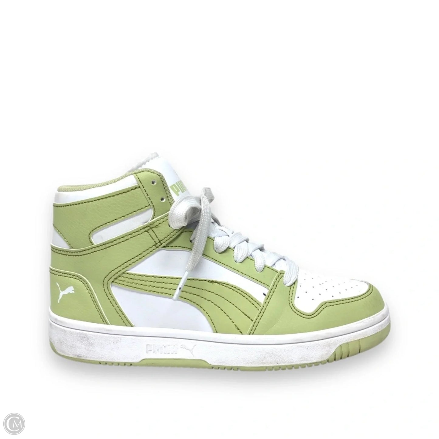 Shoes Sneakers By Puma In Green, Size: 7