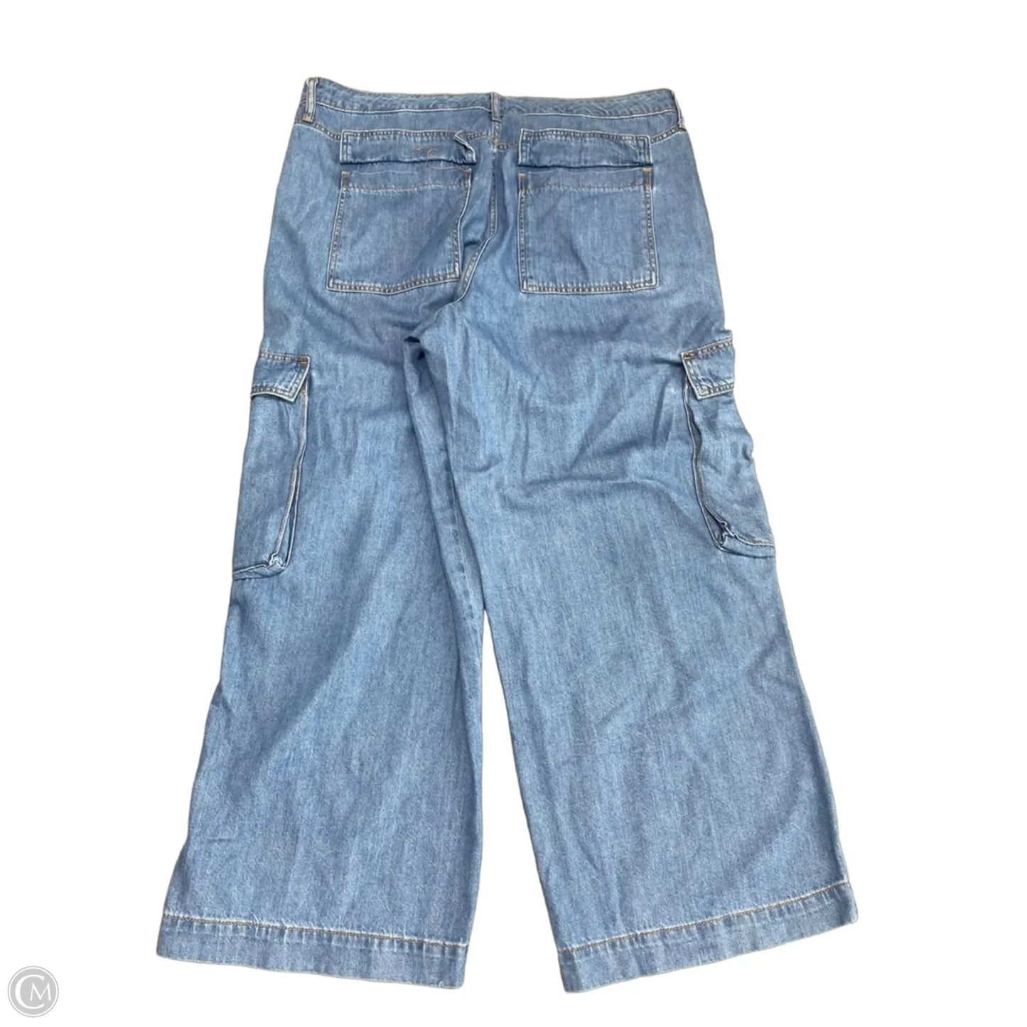Jeans Wide Leg By Wild Fable In Blue Denim, Size: 16