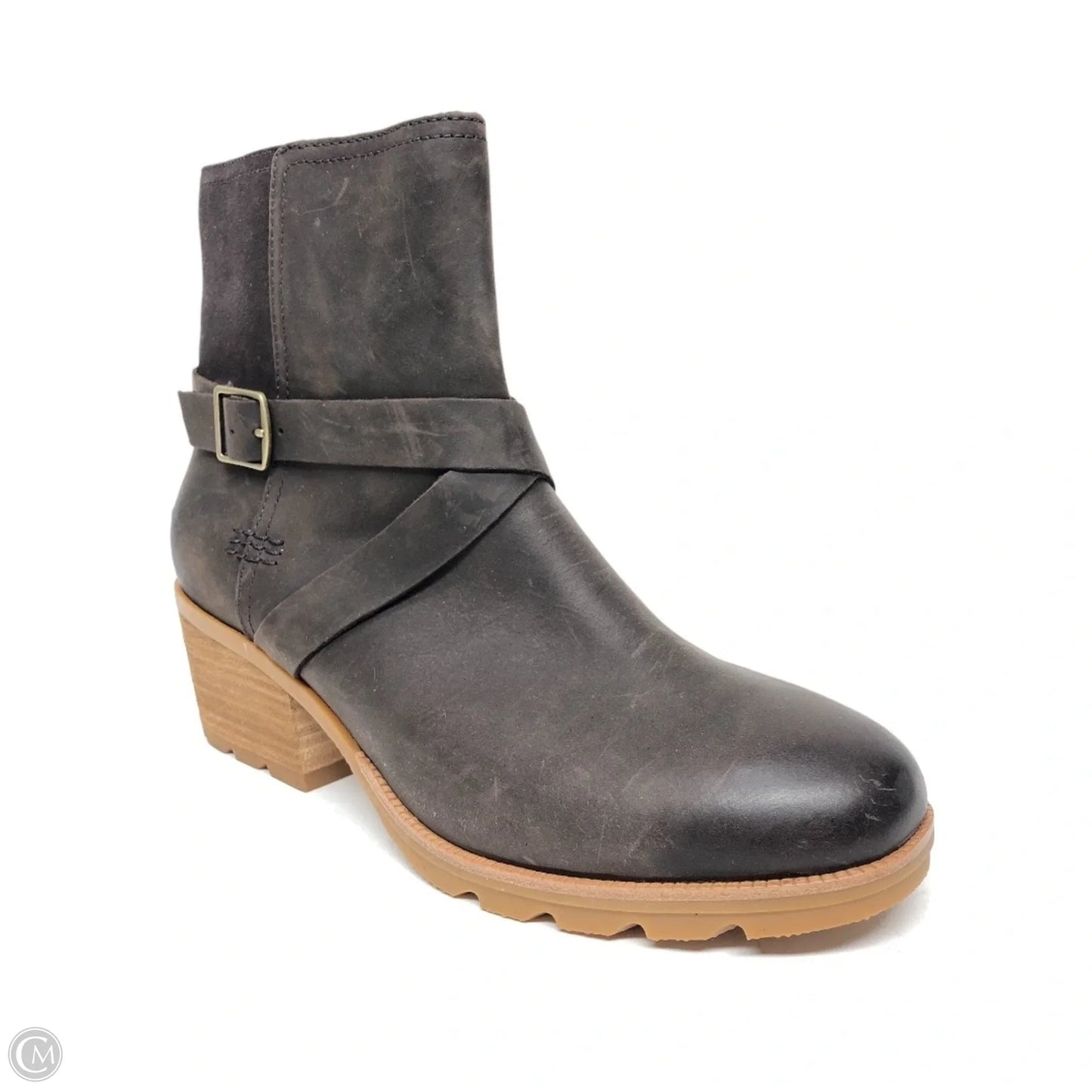 Boots Ankle Heels By Sorel In Brown, Size: 11