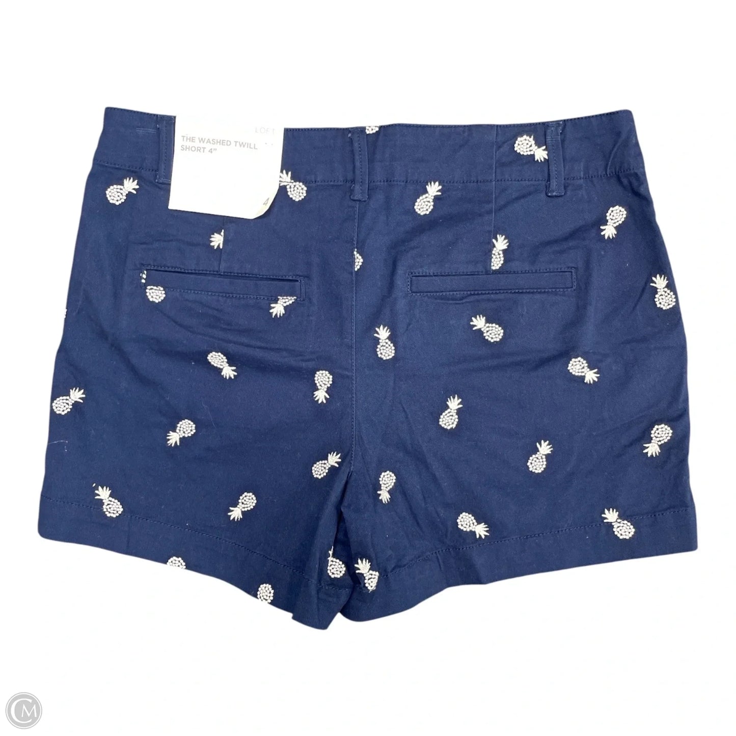 Shorts By Loft In Blue & White, Size: 4
