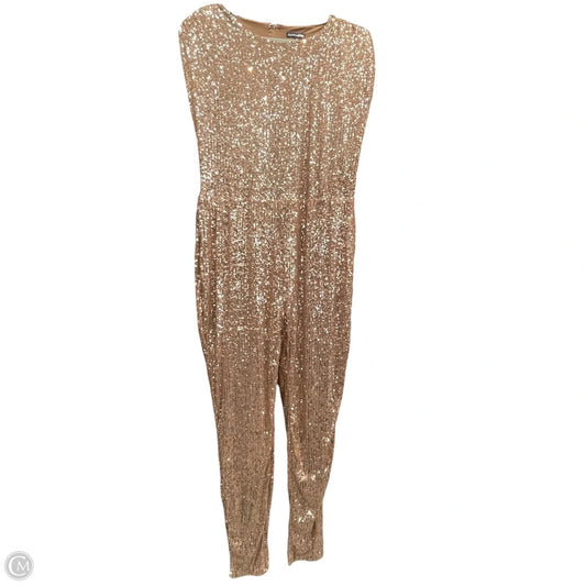 Jumpsuit By Fashion Nova In Bronze, Size: 3x