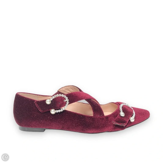 Shoes Flats By J. Crew In Red, Size: 6