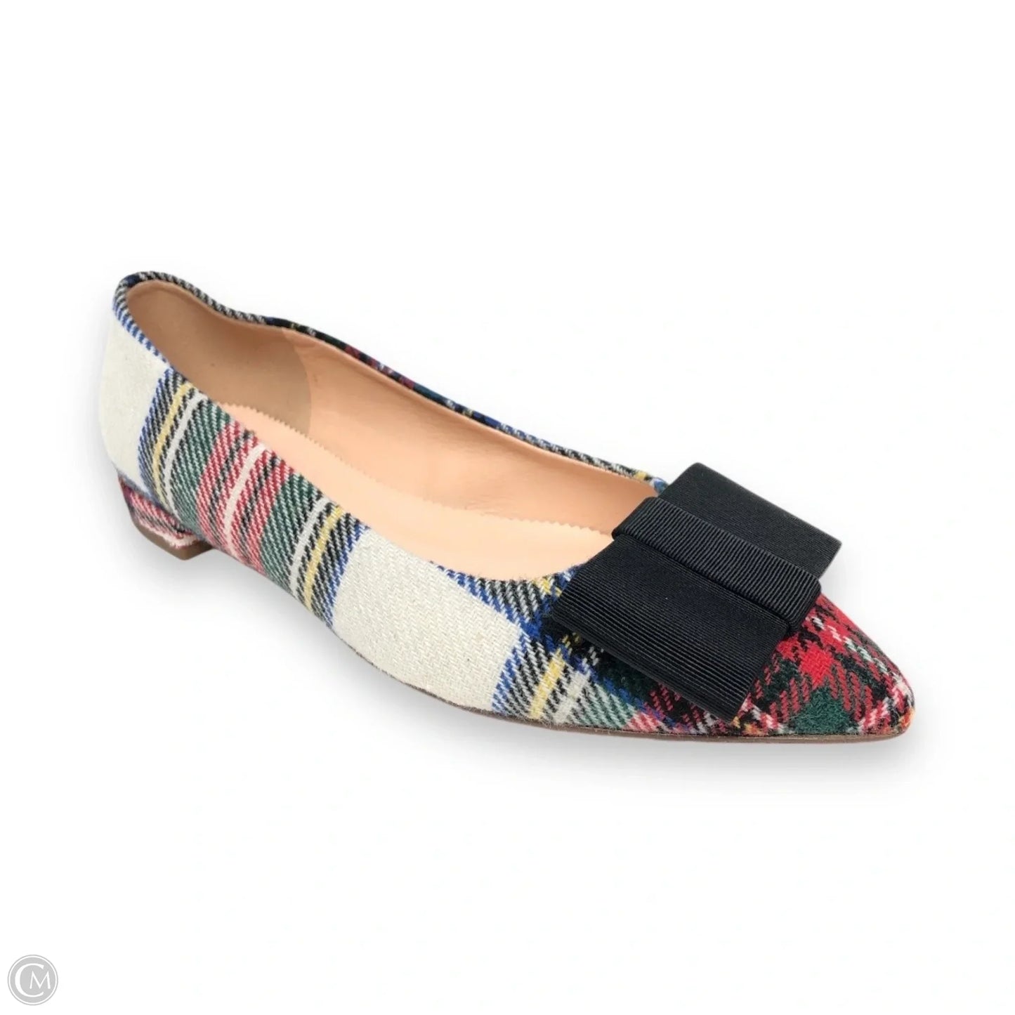 Shoes Flats By J. Crew In Plaid Pattern, Size: 6