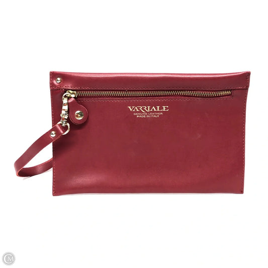 Wristlet Leather By Clothes Mentor, Size: Medium