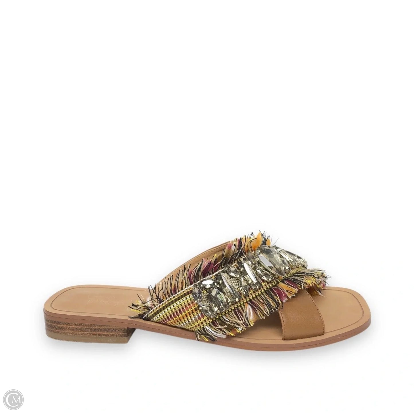 Sandals Flats By Crown Vintage In Brown, Size: 9