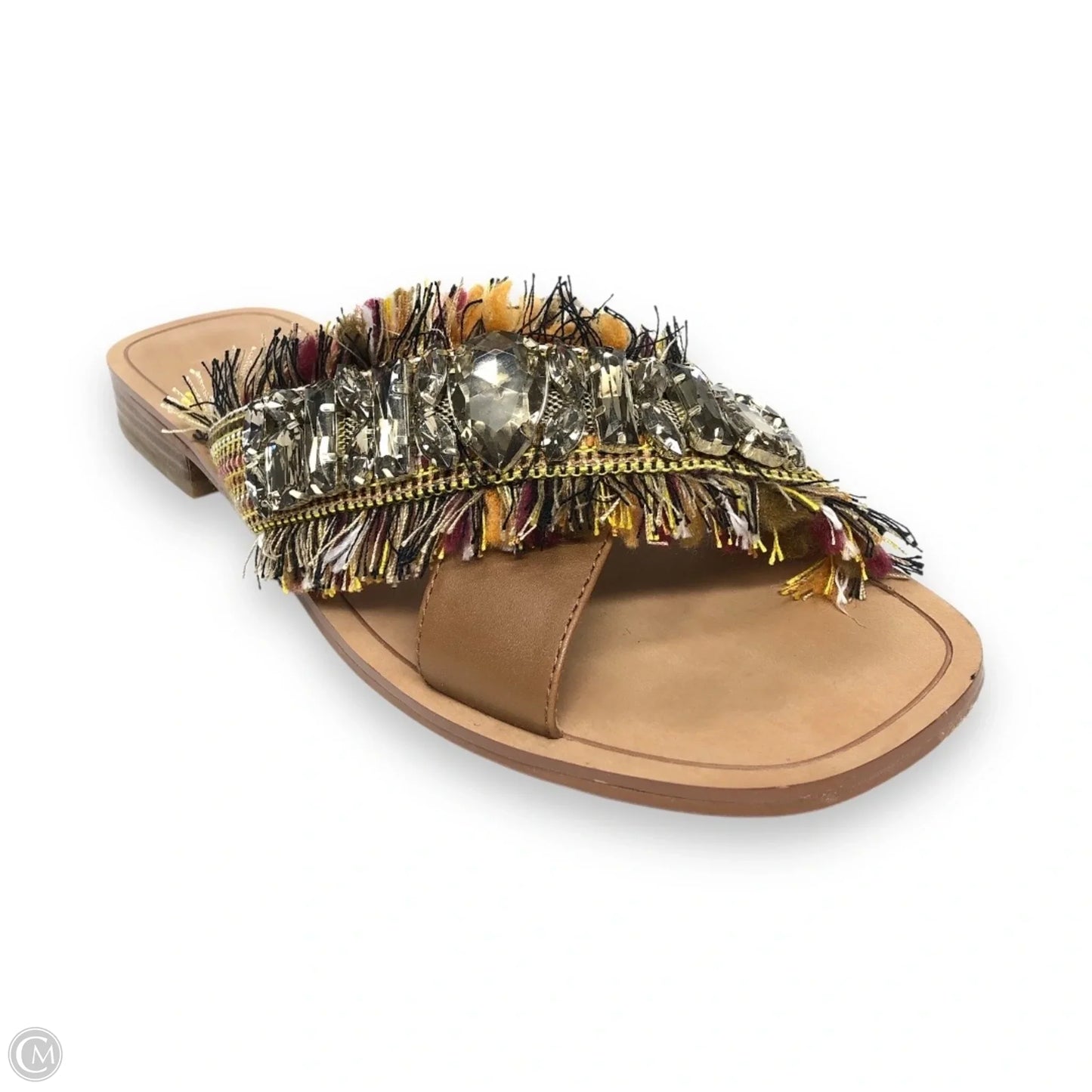 Sandals Flats By Crown Vintage In Brown, Size: 9