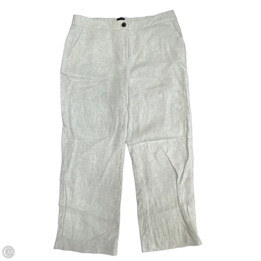 Pants Linen By Talbots In Cream, Size: 10