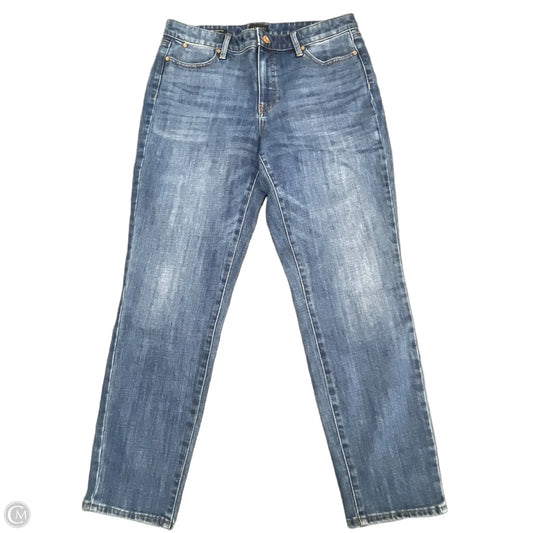 Jeans Straight By Talbots In Blue Denim, Size: 10