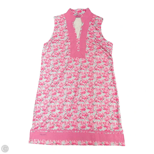 Dress Casual Short By Simply Southern In Blue & Pink, Size: L