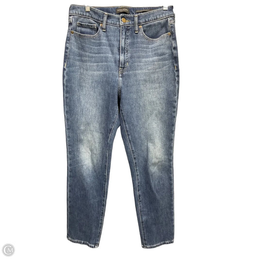 Jeans Skinny By Banana Republic In Blue Denim, Size: 10
