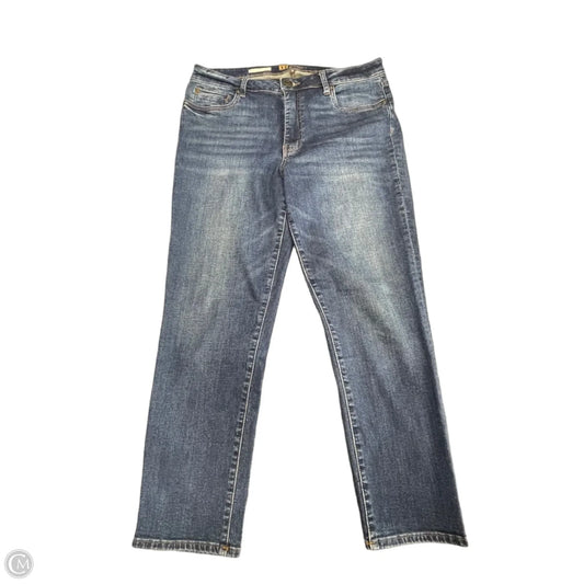 Jeans Straight By Kut In Blue Denim, Size: 10