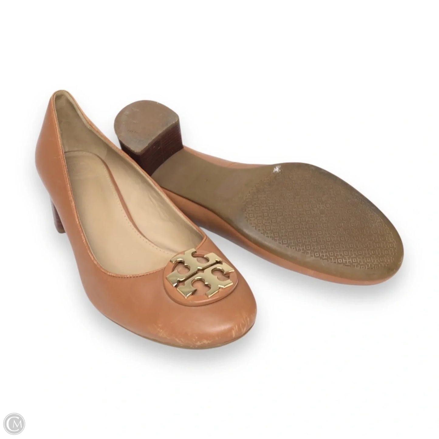 Shoes Designer By Tory Burch In Brown, Size: 8