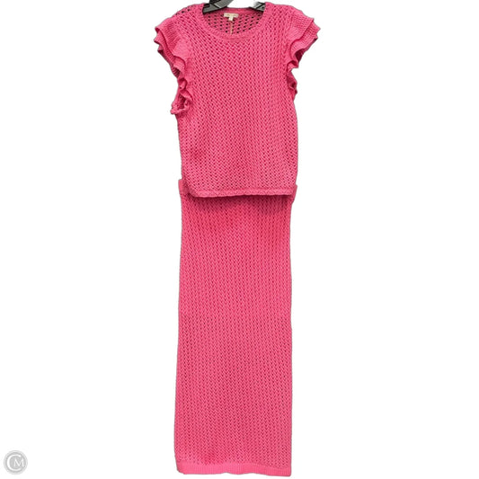 Pants Set 2pc By Skies Are Blue In Pink, Size: M