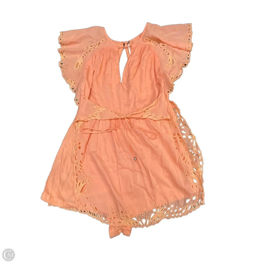 Romper By Free People In Peach, Size: 4
