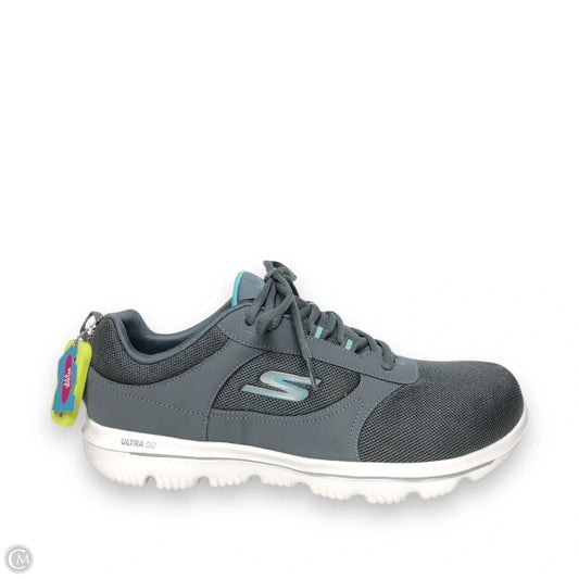Shoes Athletic By Skechers In Grey, Size: 12